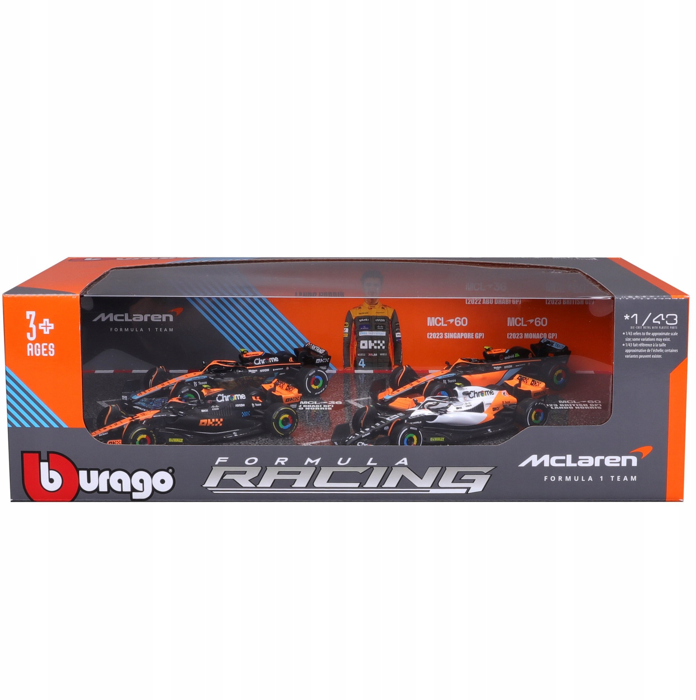 BBU 1:43 McLaren F1 Racing 4pack 38096 80961