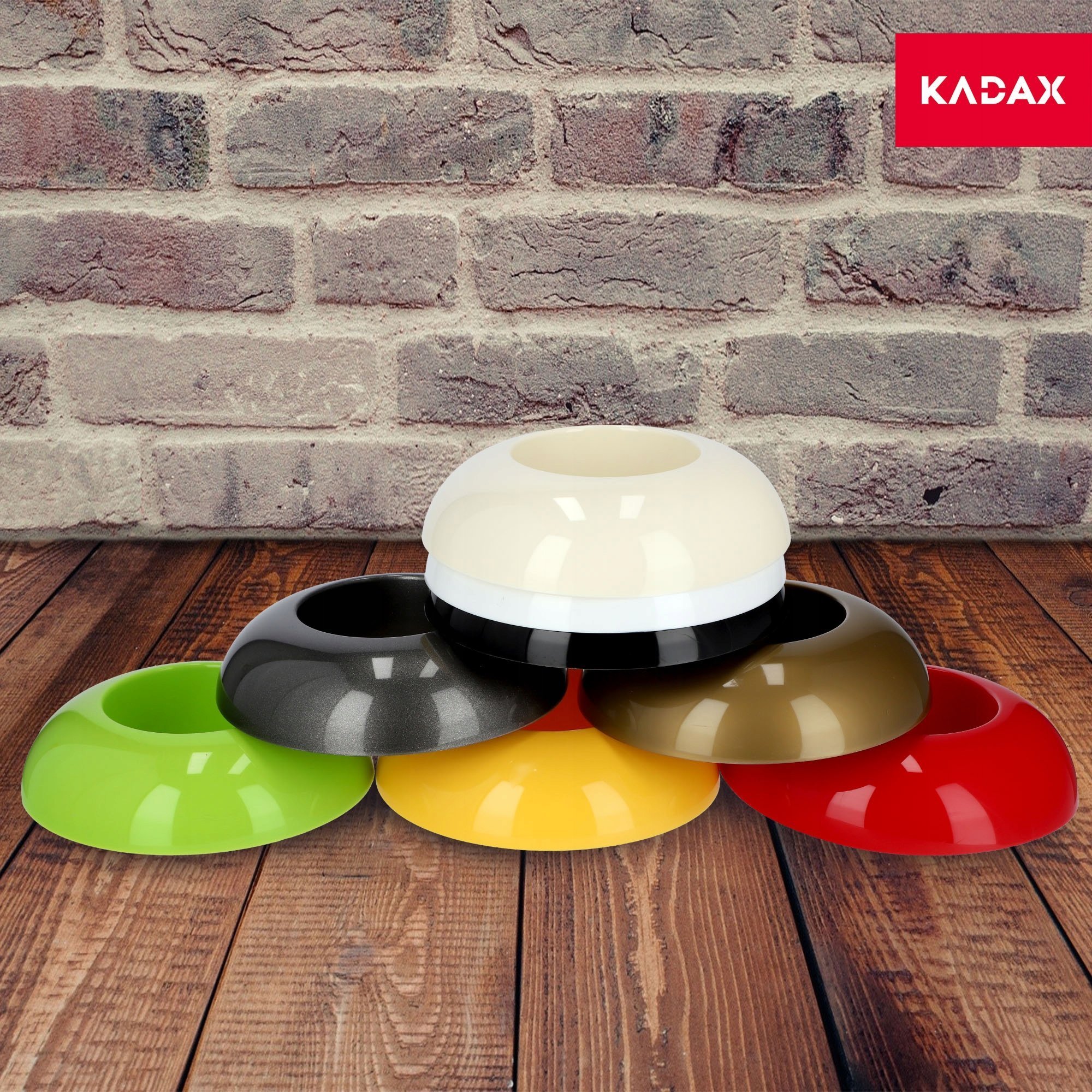 Kadax Doniczka Osłonka Ikebana Kompozycja Czerwona 9,5cm