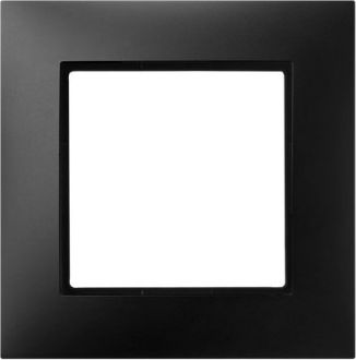 Ospel Aria Ramka pojedyncza czarny metalik (R-1U/33)
