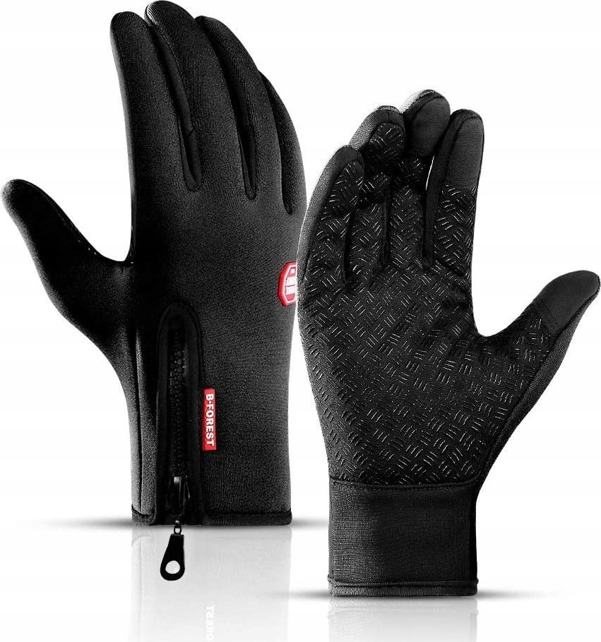 Korbi RĘKAWICE RĘKAWICZKI ROWEROWE WODOODPORNE DOTYK L