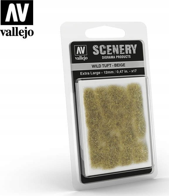 Vallejo Vallejo: Scenery - Wild Tuft - Beige (12 mm)x17