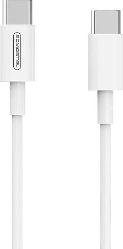 Kabel USB Somostel USB-C - USB-C 1.2 m Biały (27226)