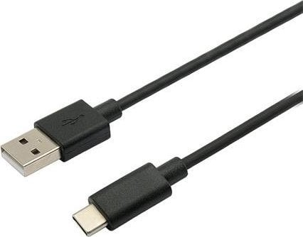 Kabel USB C-Tech USB-A - USB-C 2 m Czarny (CB-USB2C-20B)