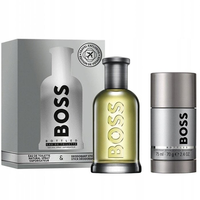 SET HUGO BOSS Bottled EDT spray 100ml + DEO STICK 75ml
