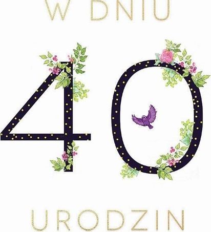 Clear Creation Karnet Swarovski kwadrat CL1840_PO Urodziny 40