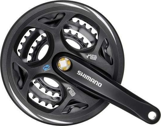 Shimano Mechanizm korbowy Shimano FC-M311 E888CL175 mm-48x38x28 z osłoną czarny uniwersalny