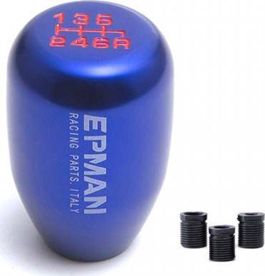 Epman_F Aluminiowa gałka zmiany biegów 6B Uniwersalna Blue