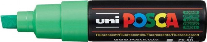 Uni MARKER PLAKATOWY UNI POSCA PC-8K FLUORESCENCYJNY ZIELONY