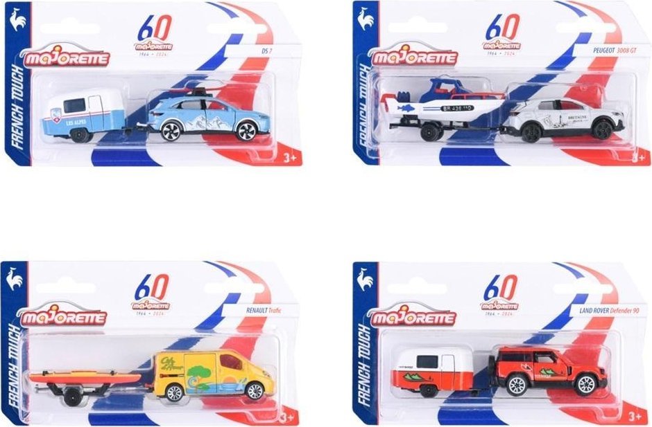 Majorette French Touch z przyczepą mix