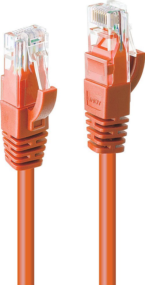 Lindy Patchkabel Cat6 U/UTP orange 0.30m (48105)