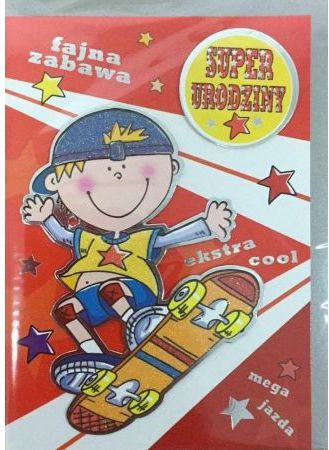 Panorama Karnet urodziny B6 Premium 29 + koperta