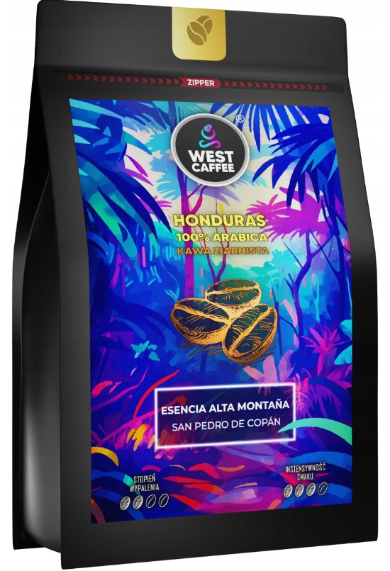 Kawa ziarnista Honduras 250g Świeżo Palona 100%Arabica Esencia Alta Montana