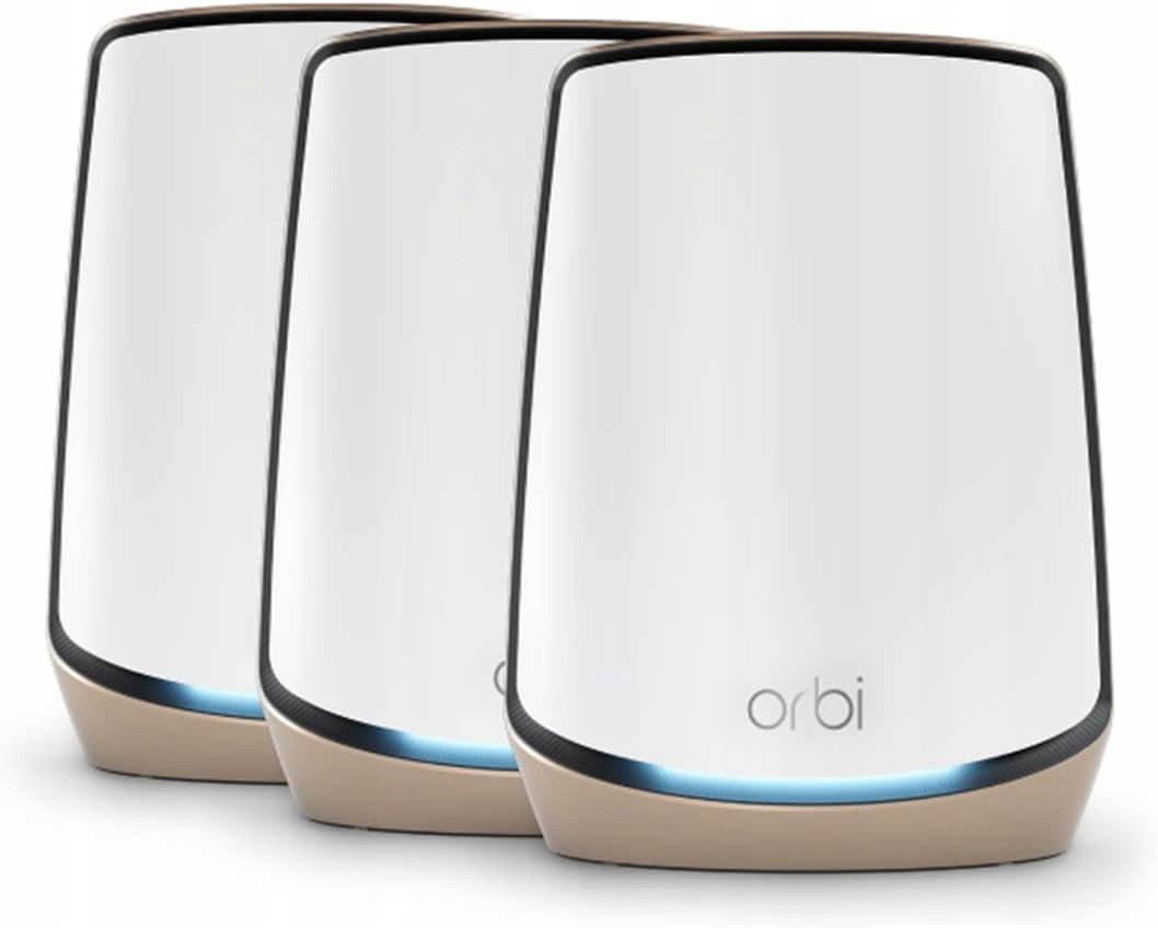 Router NETGEAR Orbi WiFi 6 Mesh system Wi-Fi (RBK863S) router z 2 repeaterami 540m
