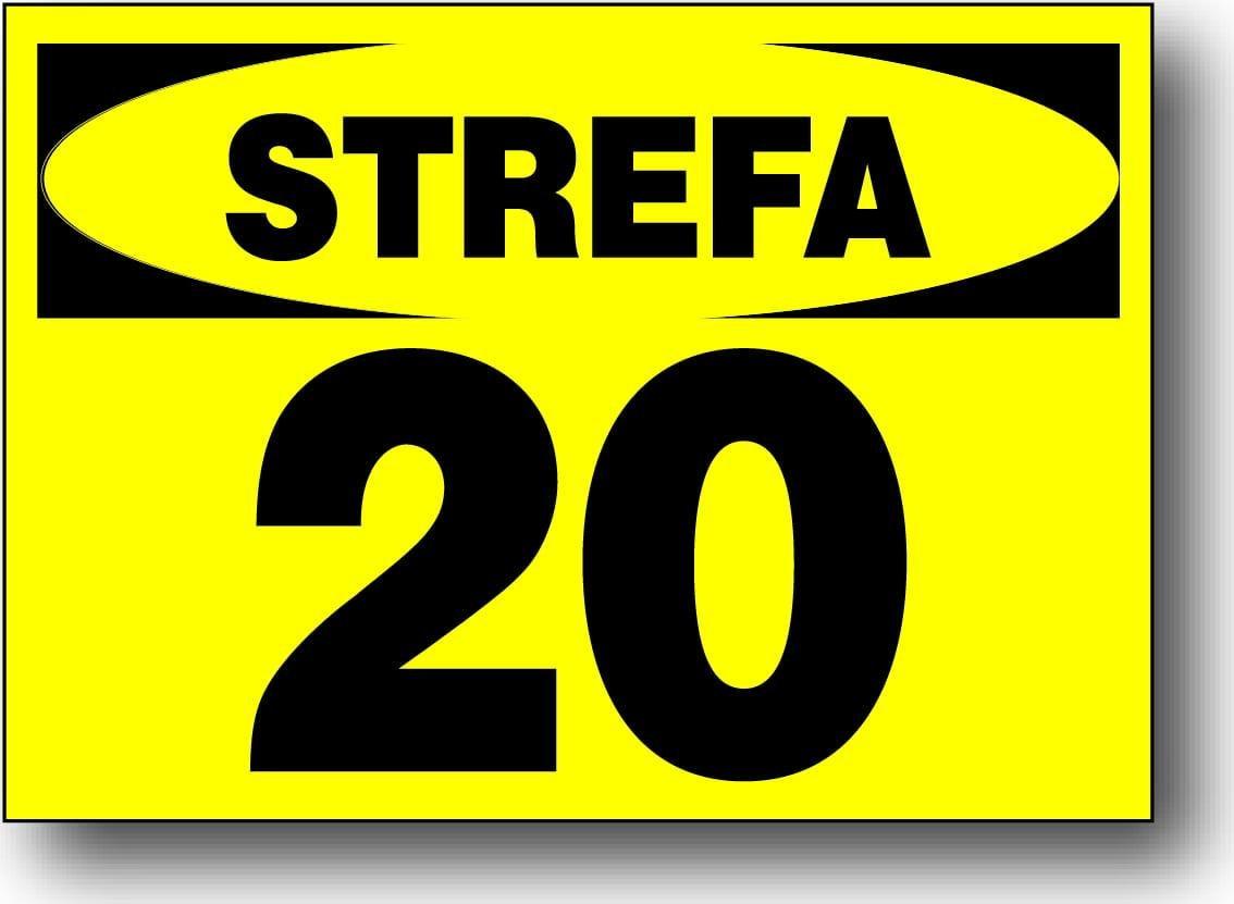 Mój dom Szw-4 Znak Tablica - 20 Strefa Zagrożenia Wybuchem