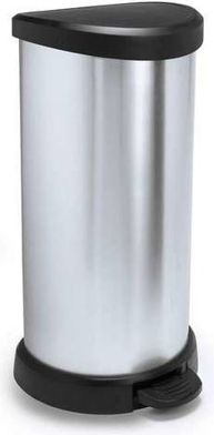 Kosz na śmieci Curver na pedał 40L srebrny (45905)