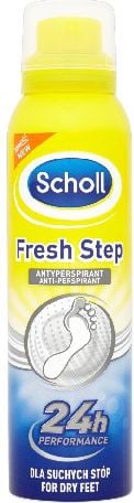 Scholl Pielęgnacja stóp Fresh Step Dezodorant do suchych stóp antyperspirant 150ml