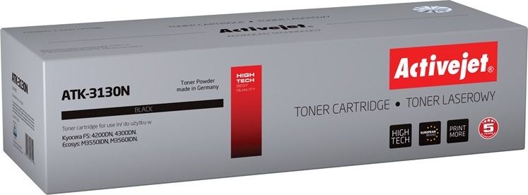 Toner Activejet Activejet Toner Activejet ATK-3130N (zamiennik Kyocera TK-3130; Supreme; 25000 stron; czarny)