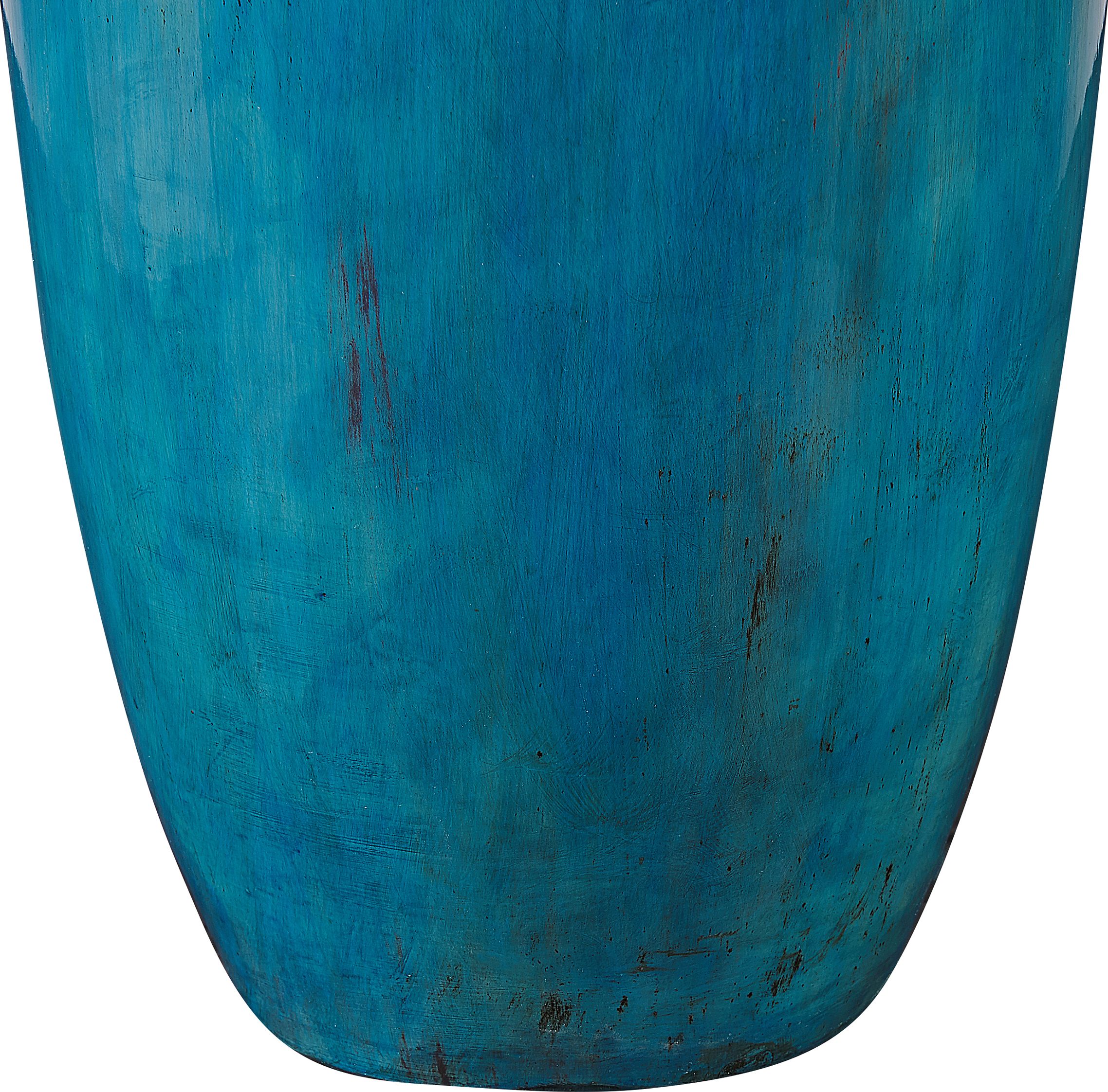 Beliani Wazon dekoracyjny niebieski MILETUS