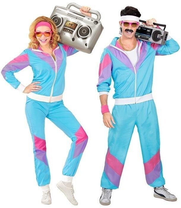 Strój dresowy w stylu lat 80 rozm. XXXL