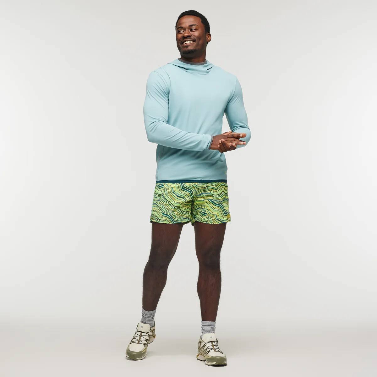 M'S Sombra Sun Hoodie, Sea Spray, XL