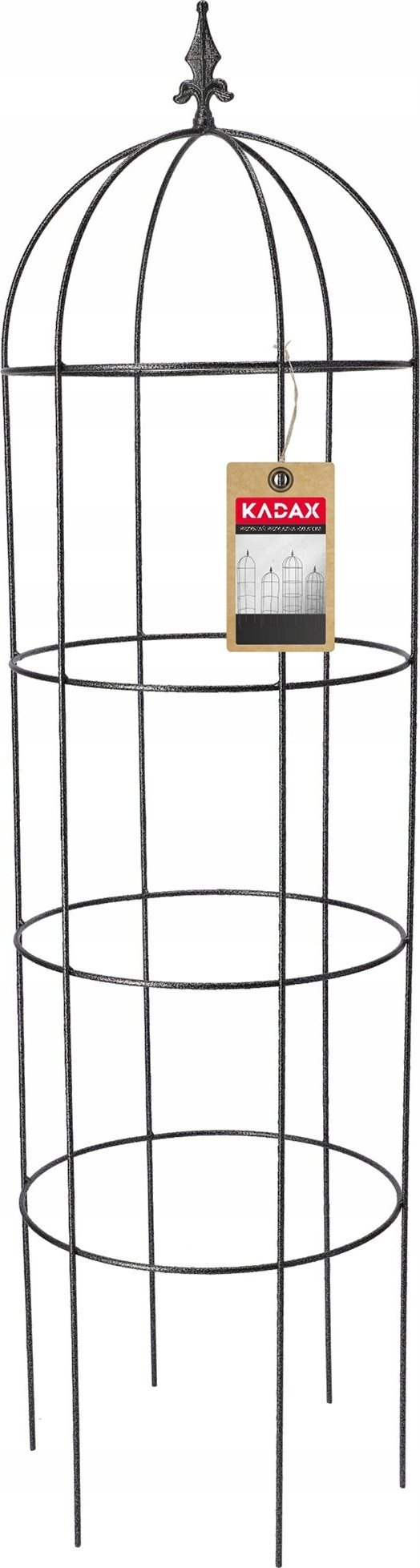 Kadax Obelisk Ogrodowy Metalowy Na Kwiaty Róże 150 cm