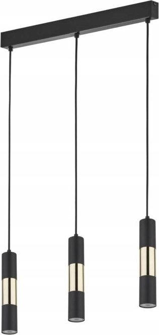 Lampa wisząca TK Lighting PENDING LIGHT VIVIEN 3XGU10 BL/ GLD 4757