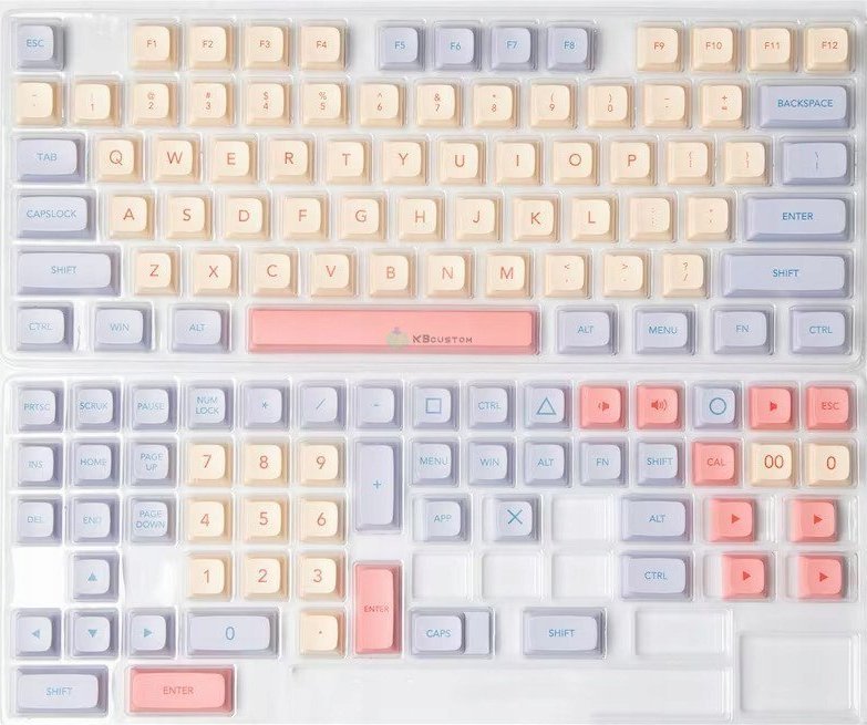 Orlos KEYCAPS -- PBT - Marshmallow