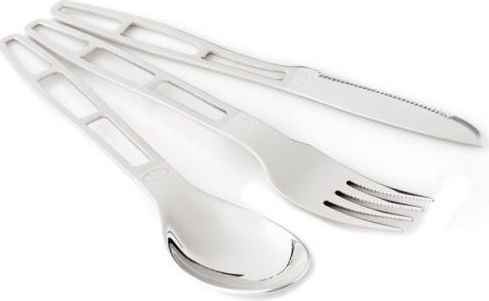 GSI Outdoors Zestaw sztućcow Glacier Stainless 3 PC Cutlery Set (61004)
