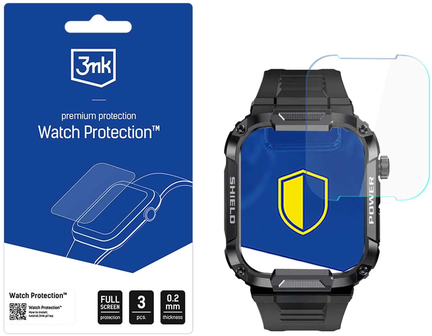 RUBICON RNCF 07 - 3MK WATCH PROTECTION FLEXIBLEGLASS