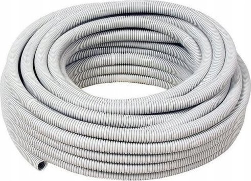 AKS Peszel do kabli rura karbowana 16mm 25m RKGL 320N szary