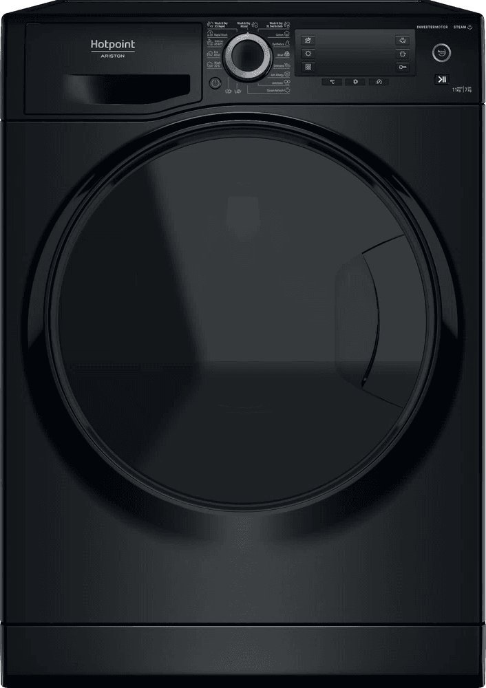 Suszarka do ubrań Hotpoint Hotpoint Washing Machine With Dryer NDD 11725 BDA EE Energy efficiency class E, Front loading, Washing capacity 11 kg, 1551
