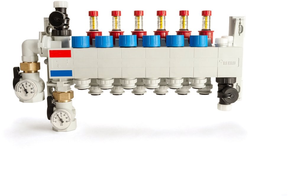 Rozdzielacz polimerowy RAUTHERM SPEED HKV-P 3 ze złączką 17