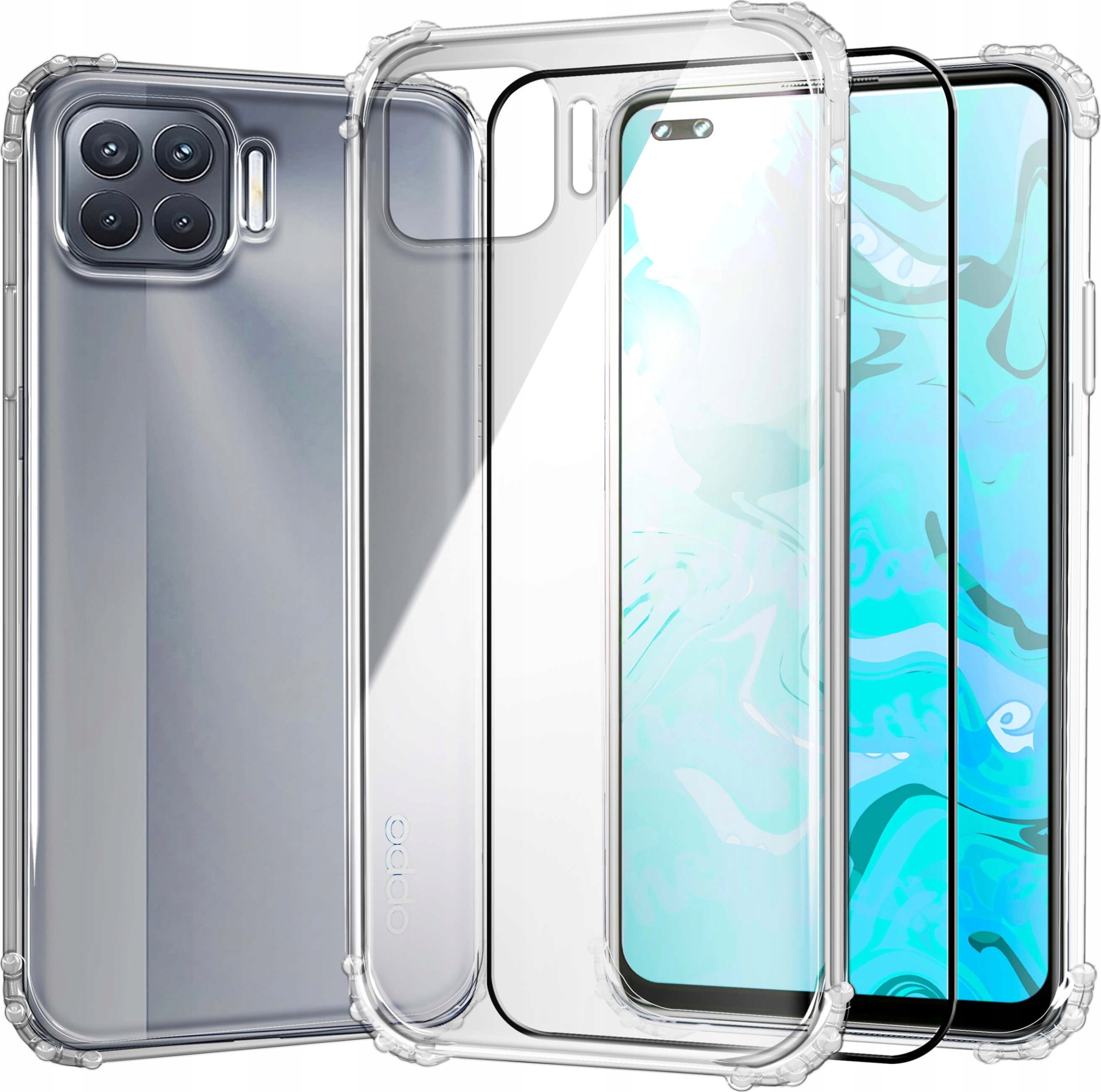 Hello Case ETUI PANCERNE DO OPPO RENO 4 LITE | CASE SILIKON GUMOWE ANTI SHOCK SZKŁO