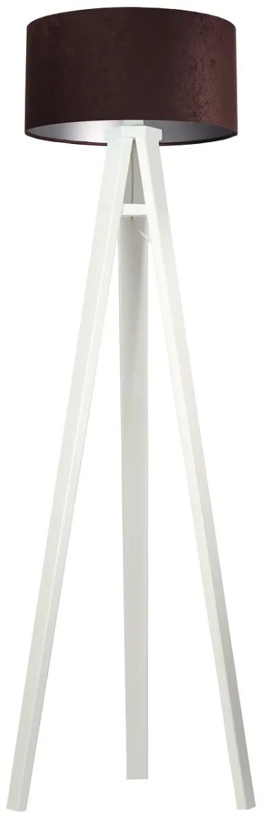 Lampa stojąca HOME 40 brązowa/srebrna/biała BPS KONCEPT