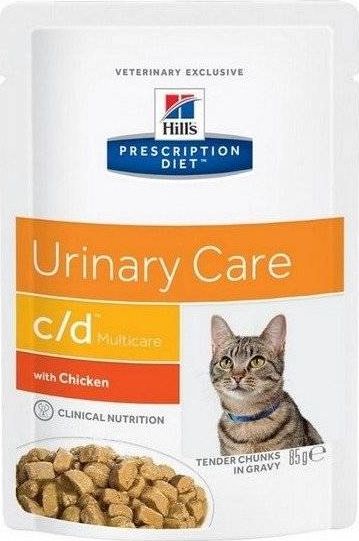 Hills HILL'S PD Prescription Diet Feline c/d Multicare Kurczak 12 x 85g saszetka