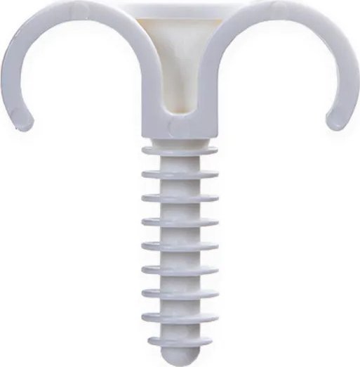 Aigostar Dwuhaczykowy zacisk do rur z PVC ze śrubą rozporową, 16 mm Dwuhaczykowy zacisk do rur z PVC ze śrubą rozporową, 16 mm