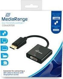 Adapter AV MediaRange DisplayPort - DVI-I czarny (MRCS174)