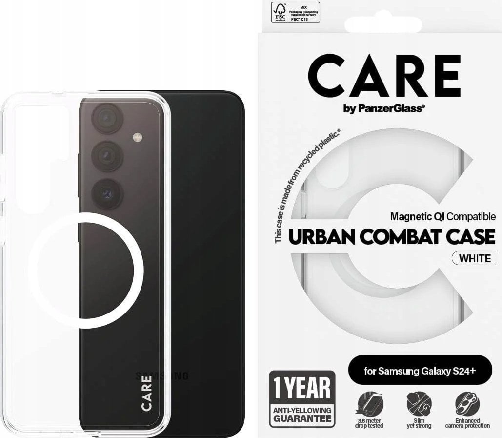 PanzerGlass CARE by PanzerGlass Flagship QI Case Sam S24+ przezroczysty/transparent 1154