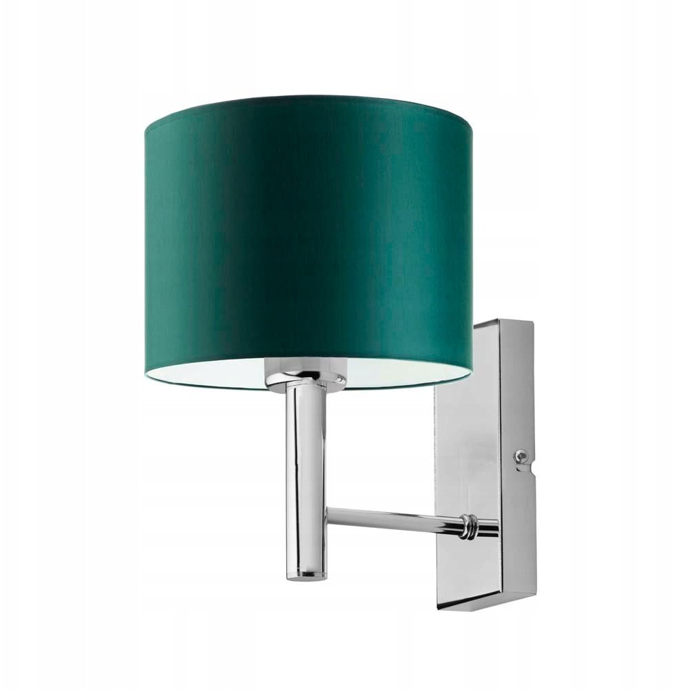 Nowoczesny kinkiet ścienny LED do sypialni TEGU z tkaninowym abażurem E27 22x25 cm