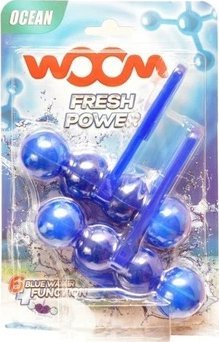 Woom Zawieszka do toalety barwiąca wodę Woom Blue Ocean 110g