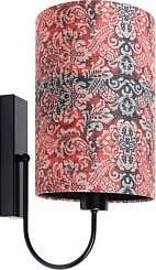 Kinkiet Lumes Czerwony kinkiet z nowoczesnym wzorem - S378-Ardela