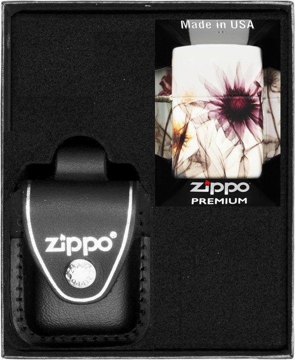 Zestaw ZIPPO Zapalniczka FLOWER X-RAY DESIGN Prezentowy No3