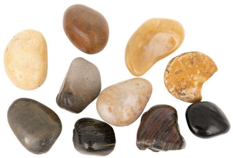 Kamienie polerowane MIX 30-50mm do akwarium terrarium 10kg/OPAK