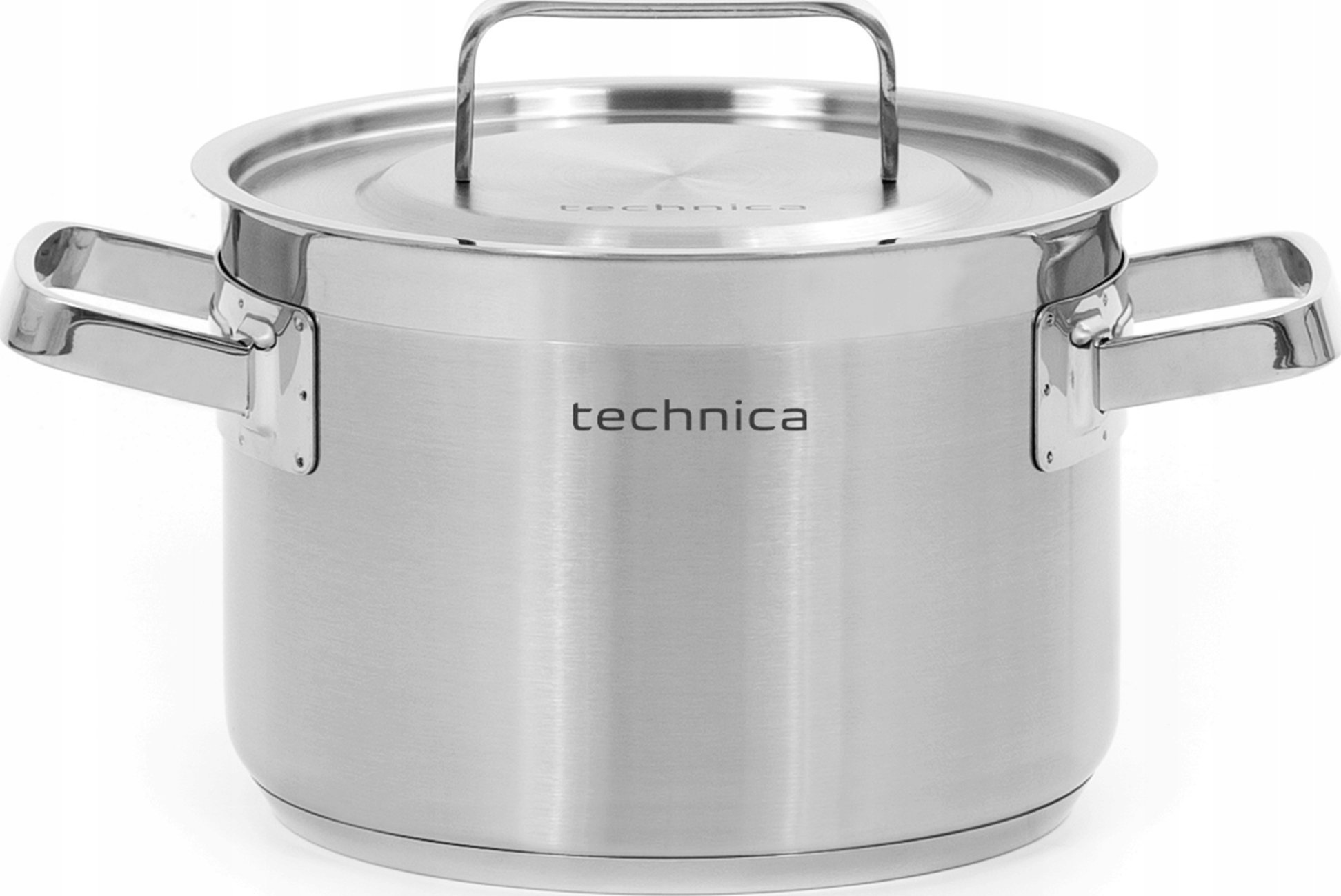 Technica Garnek średni 4,4 l o średnicy 200 mm z pokrywką ze stali nierdzewnej | TECHNICA, Platinum Line