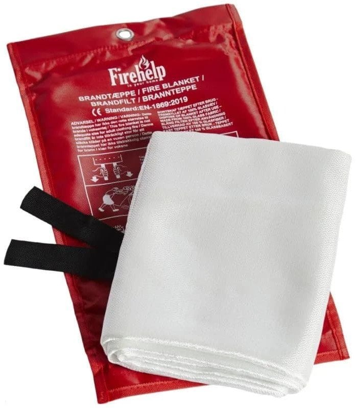 FIREHELP Brandtæppe, 120x120 cm