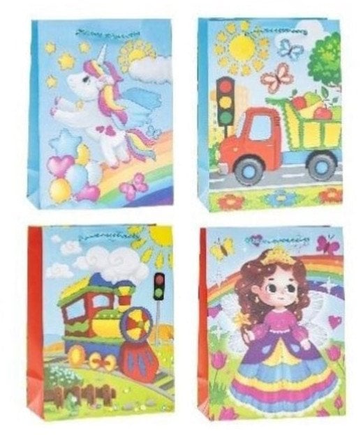 Torebka Pop-Up 3D 26x32x10cm mix ROZETTE