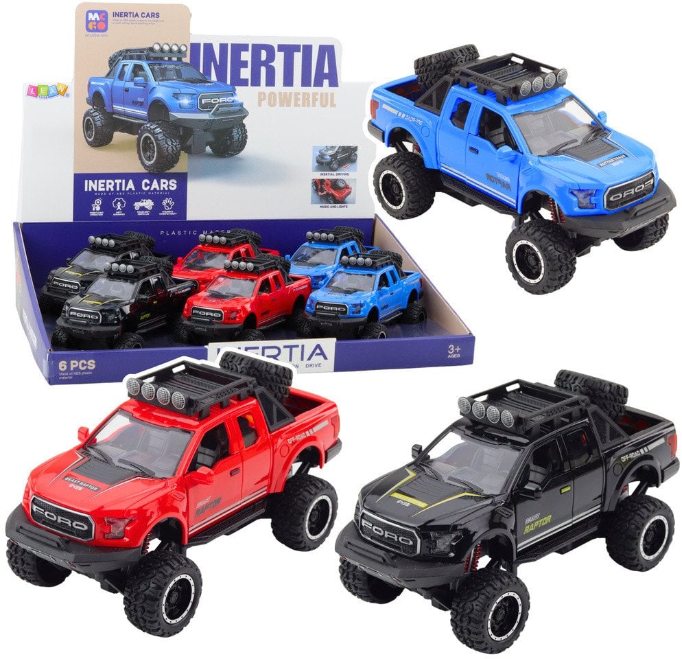 Samochód Terenowy Raptor Otwierane Drzwi Napęd Światła Dźwięki Mix