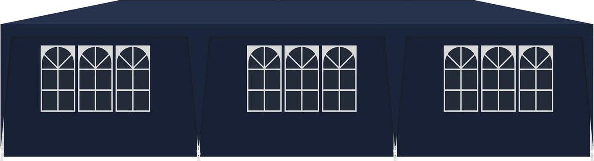 Saska Garden PAWILON NAMIOT OGRODOWY CATERINGOWY PE 9x3M + 8 ŚCIANEK GRANATOWY