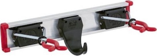 Bruns Zestaw Aluminiowa Listwa z Uchwytami na Narzędzia oraz Przybory do Sprzątania 0,3m uniwersalny