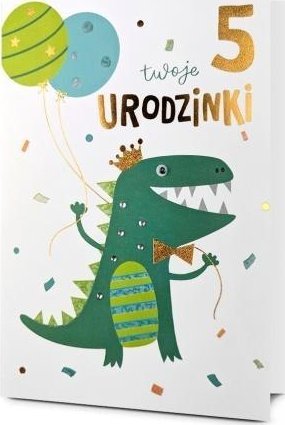 Karnet B6 Urodziny 5